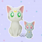 Preview: Pretty Guardian Sailor Moon Cosmos the Movie SOFVIMATES ARTEMIS & DIANA (BANPRESTO)