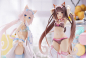 Preview: Nekopara PVC Statue 1/7 Vanilla Lovely Sweets Time (PLUM)