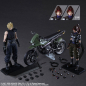 Preview: Final Fantasy VII Remake Play Arts Kai & Vehicle Jessie, Cloud & Bike (Square Enix)