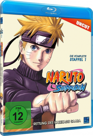 Naruto Shippuden - Staffel 1: Rettung des Kazekage Gaara (Uncut) [Blu-ray] - PREOWNED