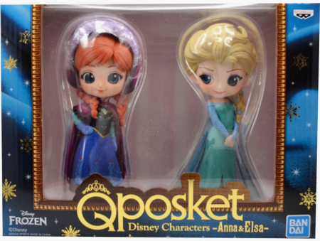 Disney - Q Posket Set Anna and Elsa  (Banpresto)