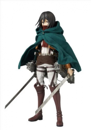 Shingeki no Kyojin - Mikasa Ackerman - Real Action Heroes #648 - 1/6 (Medicom Toy)  - PREOWNED