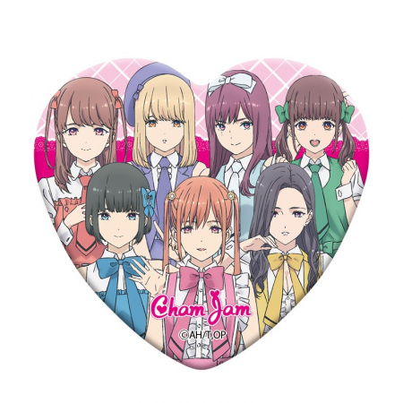 If My Favorite Pop Idol Made It to the Budokan, I Would Die: Heart Type Trading Can Badge 1Box 10pcs