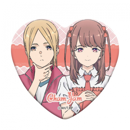 If My Favorite Pop Idol Made It to the Budokan, I Would Die: Heart Type Trading Can Badge 1Box 10pcs