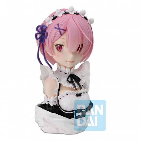 Re:Zero Ichibansho PVC Statue Ram (Rejoice That There Are Lady On Each Arm) (Banpresto)