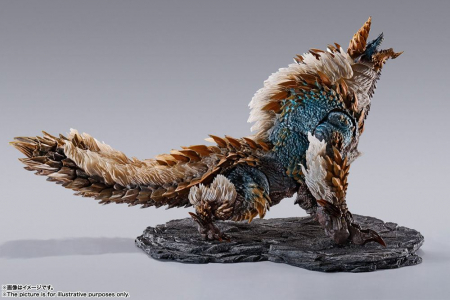 Monster Hunter World Iceborne S.H. MonsterArts Zinogre (Bandai)