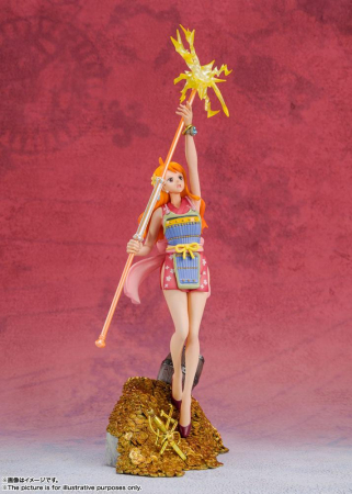 One Piece FiguartsZERO PVC Statue Nami by Eiichiro Oda WT100 Daikaizoku Hyakkei (Bandai)