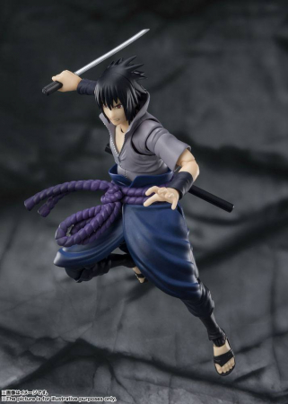 Naruto Shippuden S.H. Figuarts Actionfigur Sasuke Uchiha -He who bears all Hatred- (Bandai)