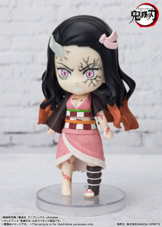 Demon Slayer: Kimetsu no Yaiba Figuarts mini Actionfigur Nezuko Kamado Demon Form Advancing (Bandai)