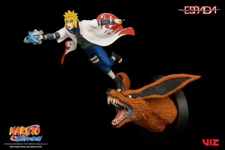 Naruto Shippuden PVC Statue 1/8 Minato Namikaze Vs Nine Tailed Fox (Espada Art)