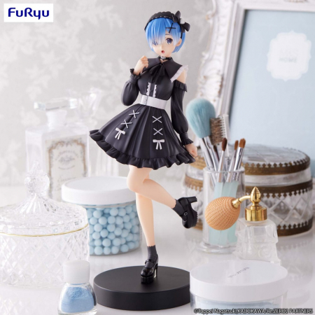 Re:Zero Starting Life in Another World Trio-Try-iT PVC Statue Rem Girly Outfit Black (Furyu)