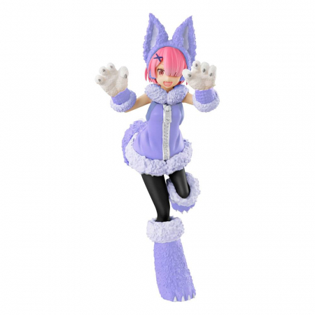 Re:ZERO SSS PVC Statue Ram The Wolf and the Seven Kids (FuRyu)