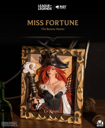 League of Legends PVC 3D Photo Frame The Bounty Hunter-Miss Fortune (Infinity Studio)