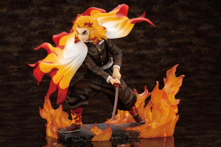 Demon Slayer: Kimetsu no Yaiba ARTFXJ Statue 1/8 Kyojuro Rengoku Bonus Edition (Kotobukiya)