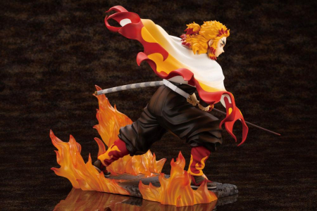 Demon Slayer: Kimetsu no Yaiba ARTFXJ Statue 1/8 Kyojuro Rengoku Bonus Edition (Kotobukiya)