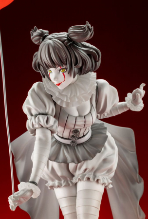 Stephen King's Es 2017 Bishoujo PVC Statue 1/7 Pennywise Monochrome (Kotobukiya)