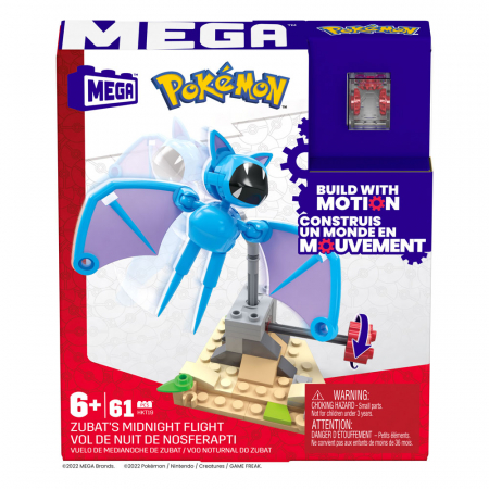 Pokémon Mega Construx Bauset Zubats Mitternachtsflug (Mattel)