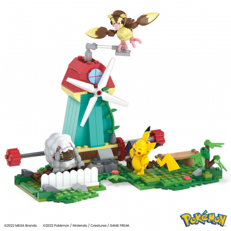 Pokémon Mega Construx Bauset Windmühlen-Farm (Mattel)