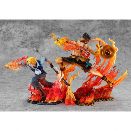 One Piece Excellent Model P.O.P. PVC Statue Sabo Fire Fist Inheritance Limited Edition (MegaHouse) BACKORDER