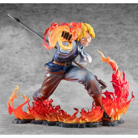 One Piece Excellent Model P.O.P. PVC Statue Sabo Fire Fist Inheritance Limited Edition (MegaHouse) BACKORDER