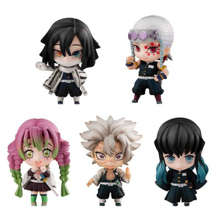 Demon Slayer: Kimetsu no Yaiba Sammelfiguren 5er-Pack Tanjiro & The Hashira Mascot Set B (MegaHouse)