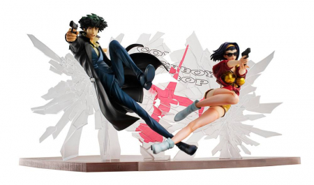 Cowboy Bebop PVC Statuen 1/8 Spike Spiegel & Faye Valentine 1st GIG (MegaHouse)