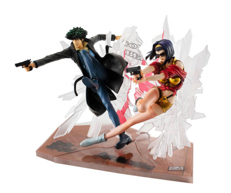 Cowboy Bebop PVC Statuen 1/8 Spike Spiegel & Faye Valentine 1st GIG (MegaHouse)