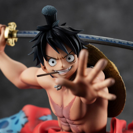 One Piece P.O.P PVC Statue Warriors Alliance Ruffy Taro (MegaHouse) BACKORDER