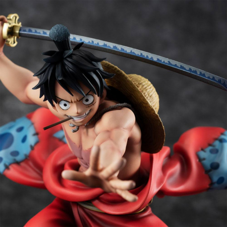 One Piece P.O.P PVC Statue Warriors Alliance Ruffy Taro (MegaHouse) BACKORDER