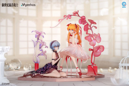 Evangelion PVC Statue 1/7 Rei Ayanami & Asuka Shikinami Langley: Whisper of Flower Ver. Set (Myethos)