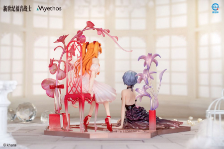 Evangelion PVC Statue 1/7 Rei Ayanami & Asuka Shikinami Langley: Whisper of Flower Ver. Set (Myethos)