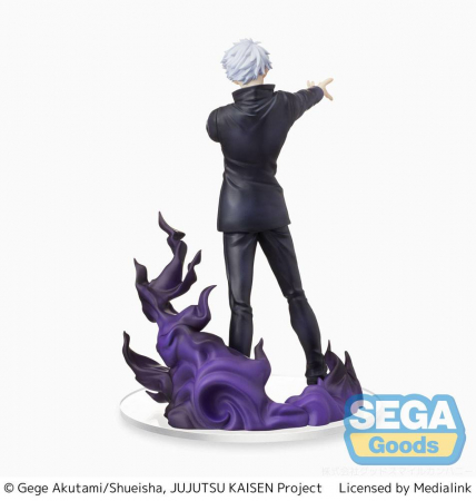 Jujutsu Kaisen SPM PVC Statue Satoru Gojo Hollow Purple (Kyoshiki "Murasaki") (Sega)