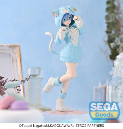 Re:Zero Starting Life in Another World Luminasta PVC Statue Rem Mofumofu Pack (Sega)