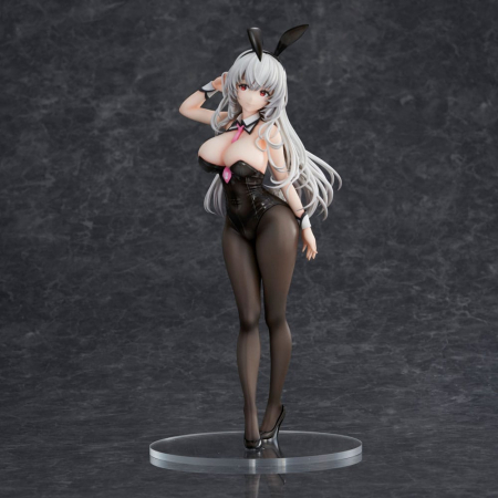 Haori Io Illustration PVC Statue White-haired Bunny (Sentinel)