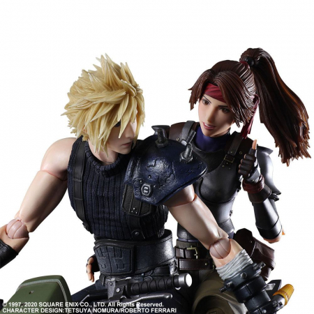 Final Fantasy VII Remake Play Arts Kai & Vehicle Jessie, Cloud & Bike (Square Enix)