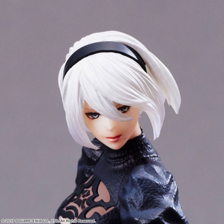 NieR:Automata FORM-ISM PVC Statue YoRHa Android 2B (YoRHa No.2 Type B) No Goggles Ver. (Square-Enix)