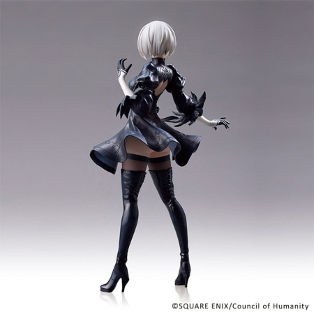 NieR:Automata PVC Statue 2B (YoRHa No.2 Type B) Ver. 1.1a No Goggles Ver. (Square-Enix)