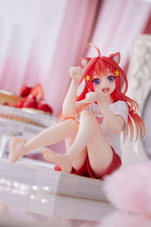 The Quintessential Quintuplets 2 PVC Statue Desktop Itsuki Nakano Newley Written Cat Roomwear Ver. (Taito Prize)