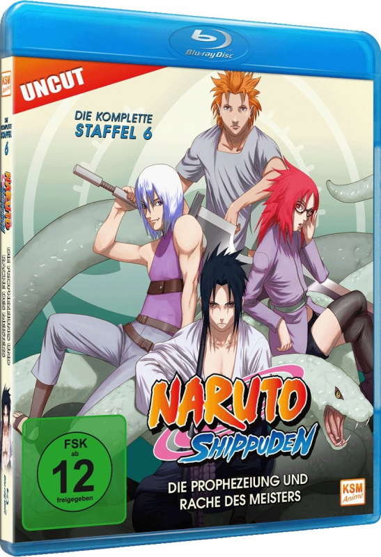 Naruto Shippuden - Staffel 6 - Uncut [Blu-ray] - PREOWNED