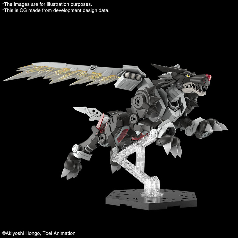 RISE DIGIMON METALGARURUMON BLACK VER AMPLIFIED Bandai Model Kit (Bandai Spirits)