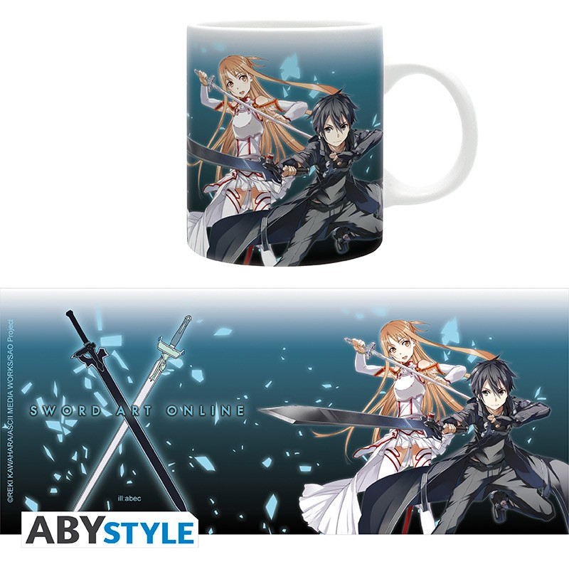 SWORD ART ONLINE - Mug - 320 ml - "Asuna & Kirito" (ABYstyle)