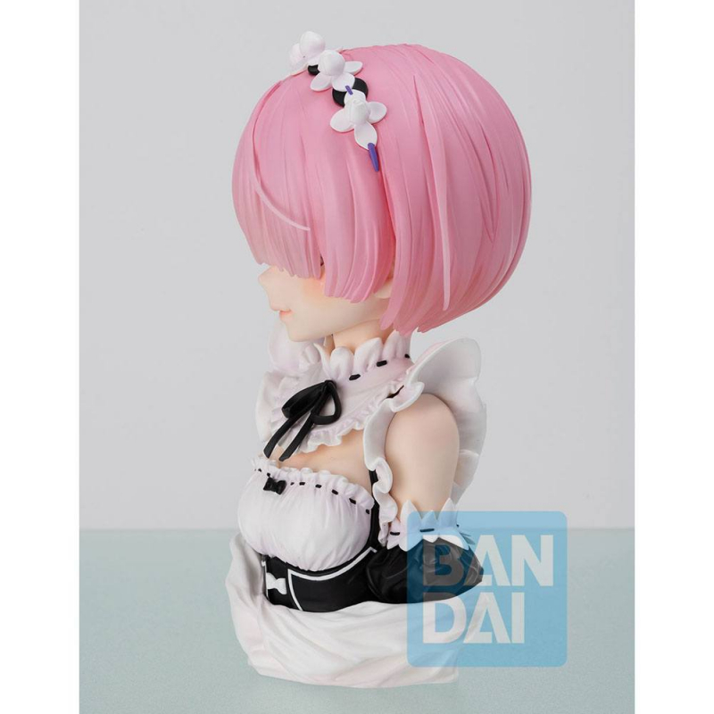 Re:Zero Ichibansho PVC Statue Ram (Rejoice That There Are Lady On Each Arm) (Banpresto)