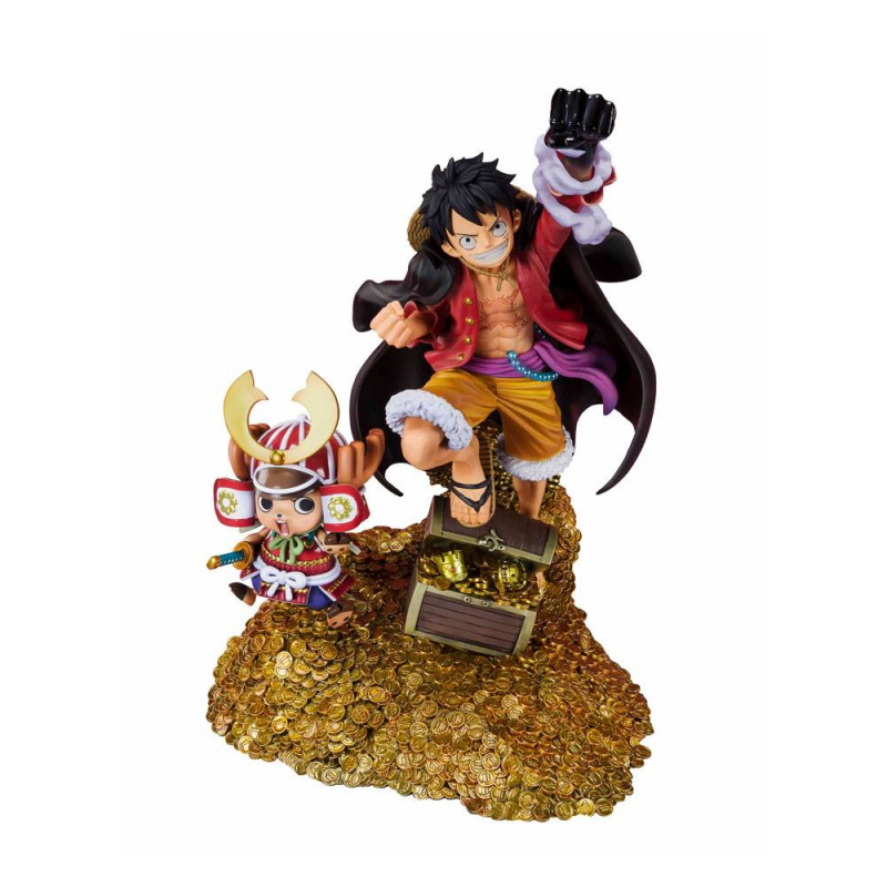 One Piece FiguartsZERO PVC Statue Monkey D. Luffy by Eiichiro Oda WT100 Daikaizoku Hyakkei (Bandai)