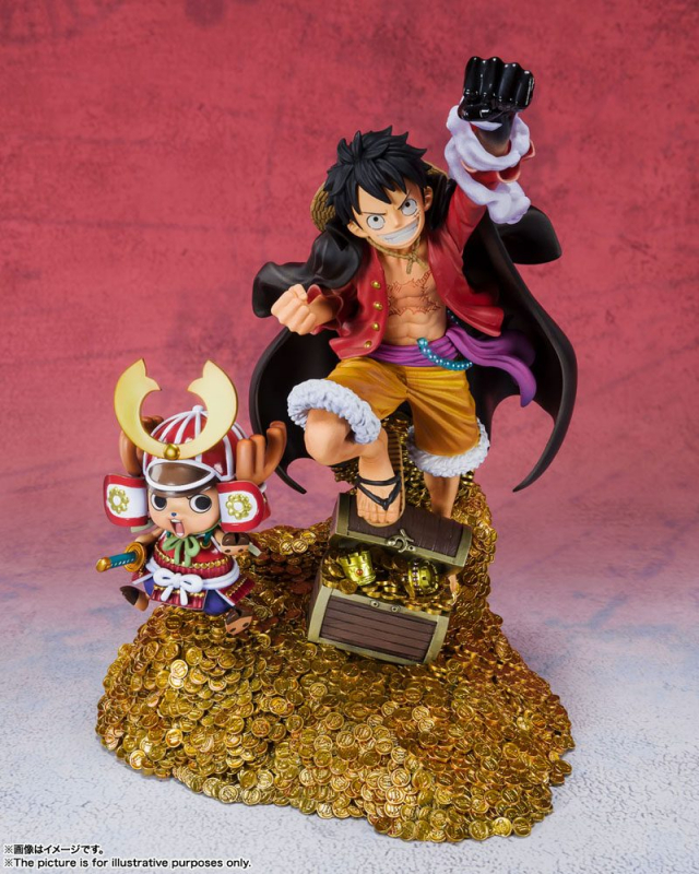 One Piece FiguartsZERO PVC Statue Monkey D. Luffy by Eiichiro Oda WT100 Daikaizoku Hyakkei (Bandai)