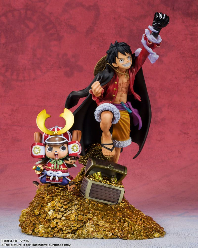 One Piece FiguartsZERO PVC Statue Monkey D. Luffy by Eiichiro Oda WT100 Daikaizoku Hyakkei (Bandai)