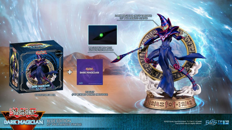 Yu-Gi-Oh! PVC Statue Dark Magician Blue Version (First 4 Figures)