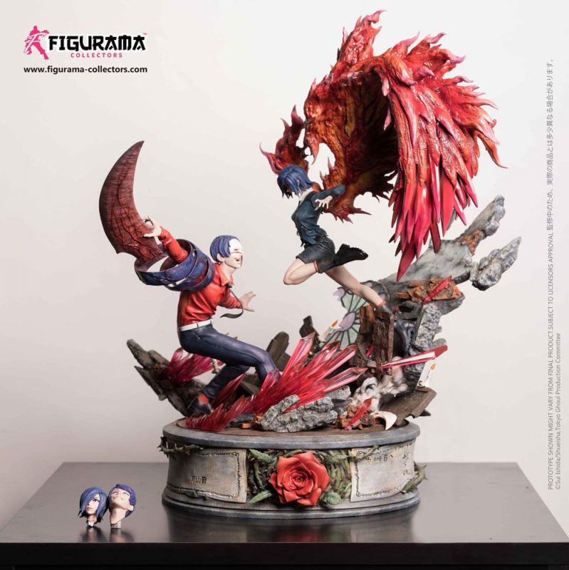 Tokyo Ghoul - Kirishima Touka - Tsukiyama Shuu - Diorama - Elite Fandom Statue - 1/6 (Figurama Collectors)