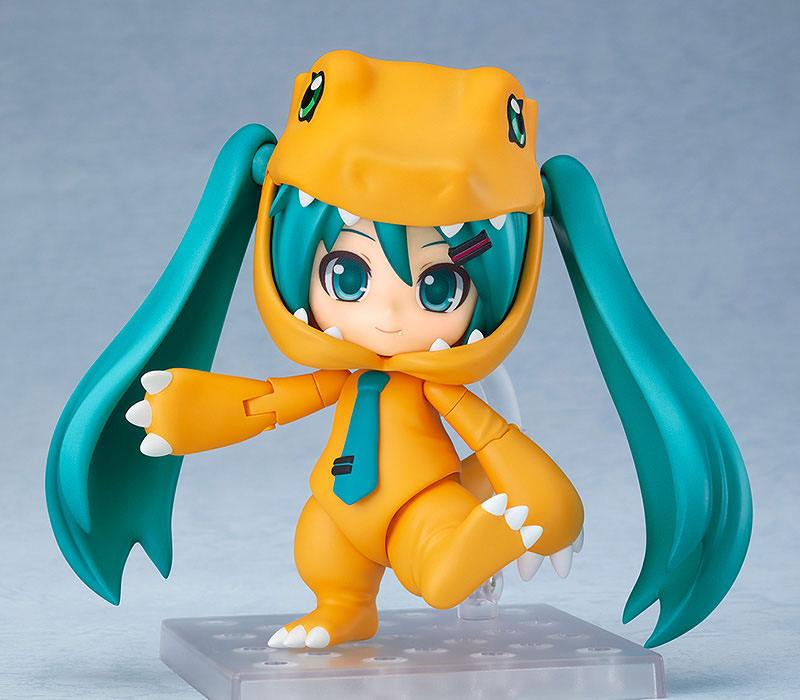 Character Vocal Series 01 Nendoroid Hatsune Miku: Kigurumi Agumon Ver. (Good Smile Company)