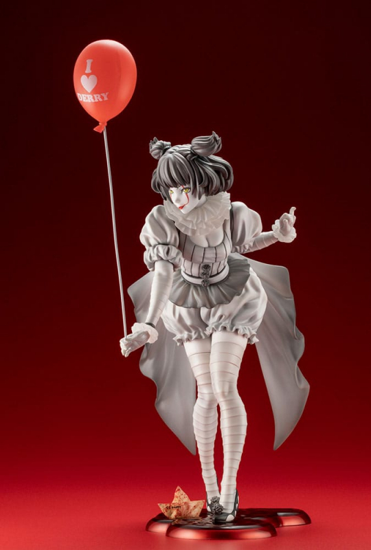 Stephen King's Es 2017 Bishoujo PVC Statue 1/7 Pennywise Monochrome (Kotobukiya)