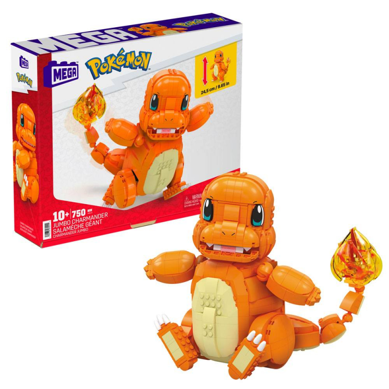 Pokémon Mega Construx Bauset Jumbo Glumanda (Mattel)